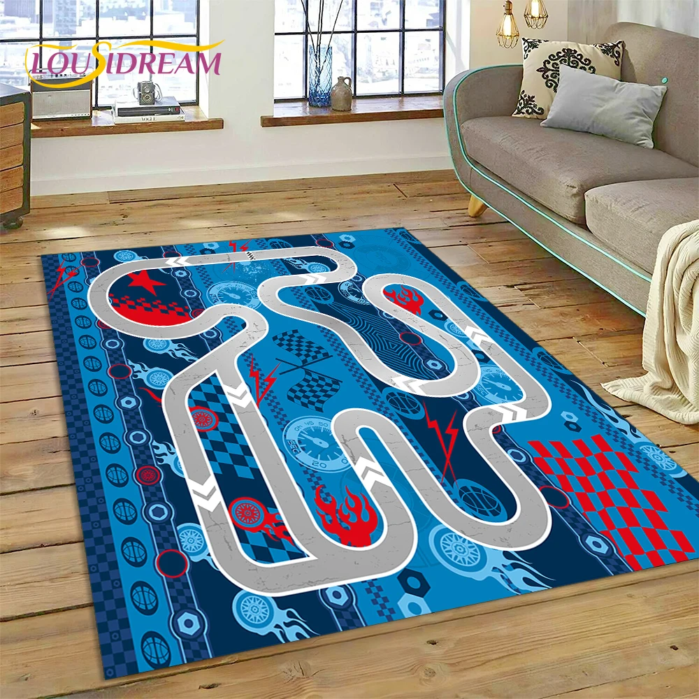Commercial Road Printing - سجادة منطقة لعب الأطفال لخريطة طريق