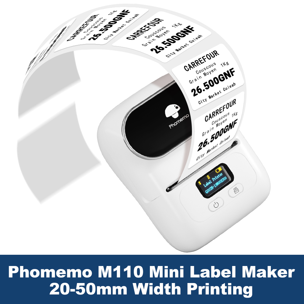 Commercial Shirt Printing Machine - طابعة ملصقات Phomemo M110 صانع الملصقات