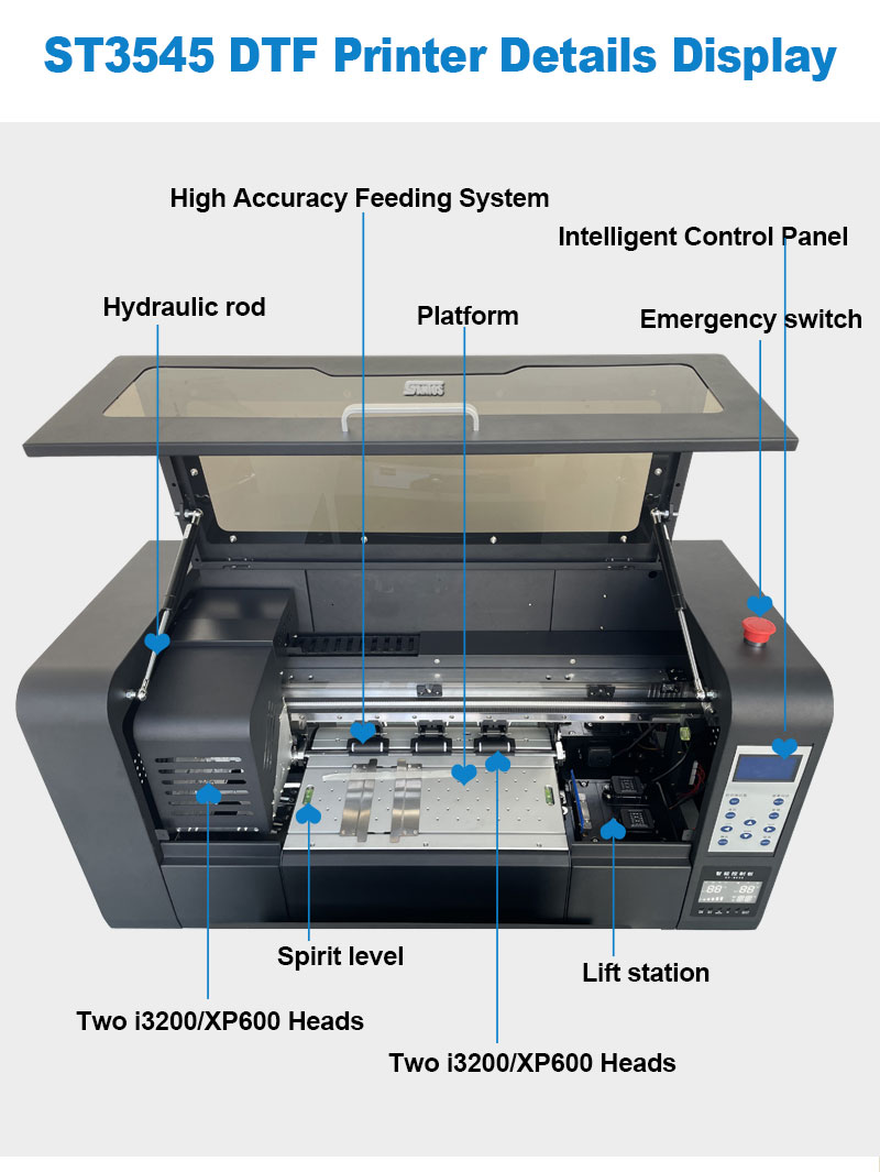 طابعة DTF مقاس A3 بطول 30 سم م - مراجعة Commercial Shirt Printing Machine وسعره