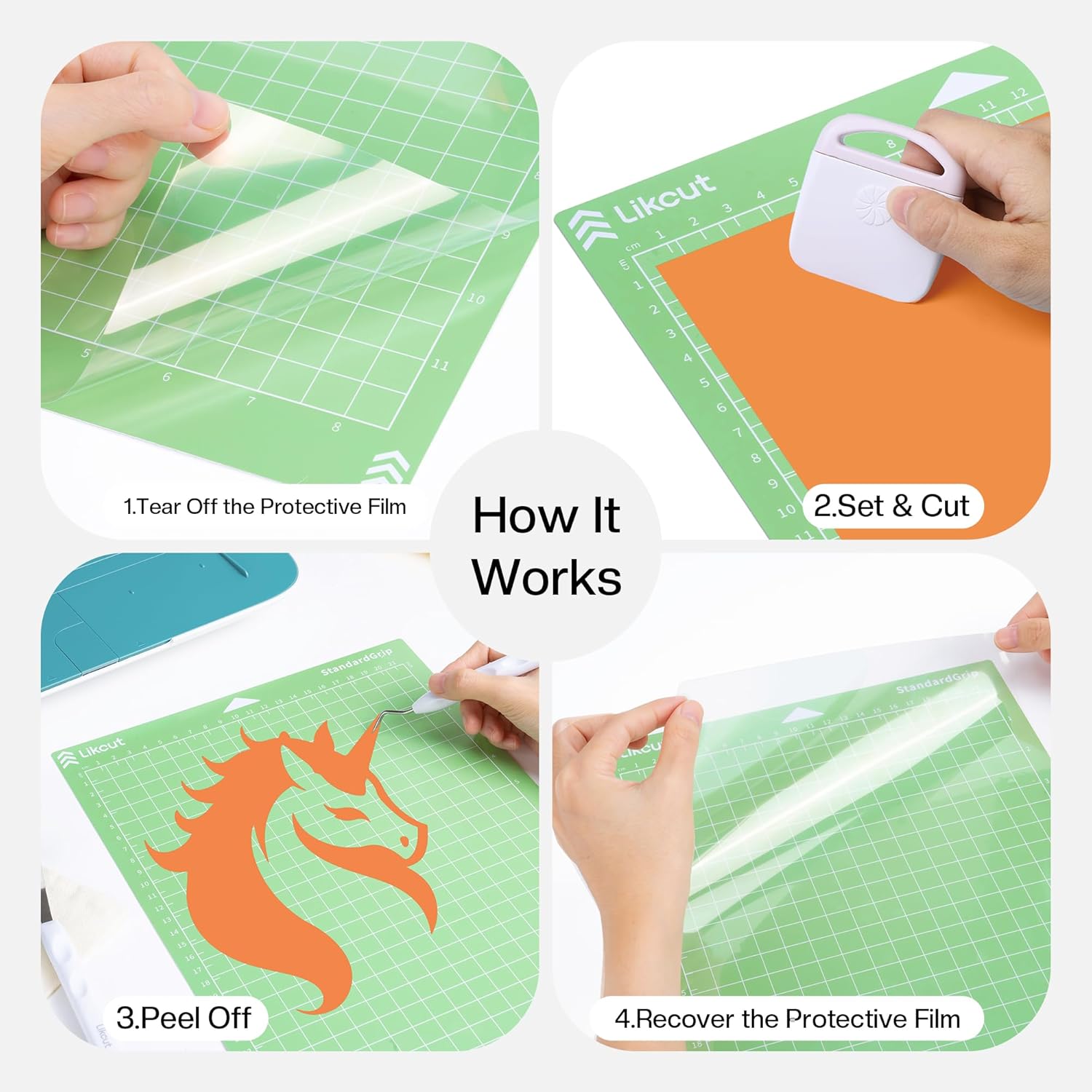 ألواح قطع لاصقة (3 قطع) مقاس 4 - مراجعة Plotter Cutting Mat وسعره