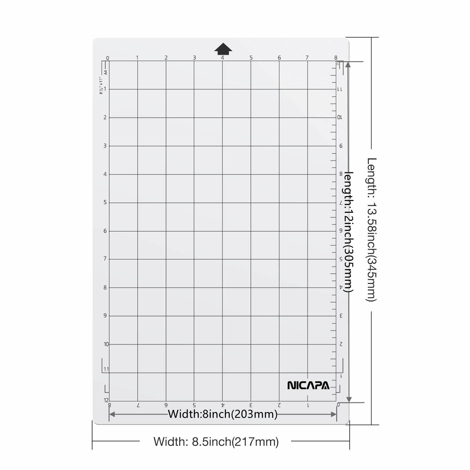 3/5 قطع من ألواح القطع لجهاز س - مراجعة Plotter Cutting Mat وسعره