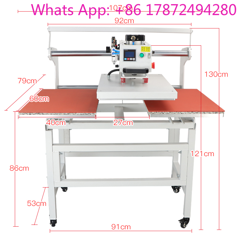 ماكينة كبس حراري كهربائية مزدو - مراجعة Commercial Shirt Printing Machine وسعره