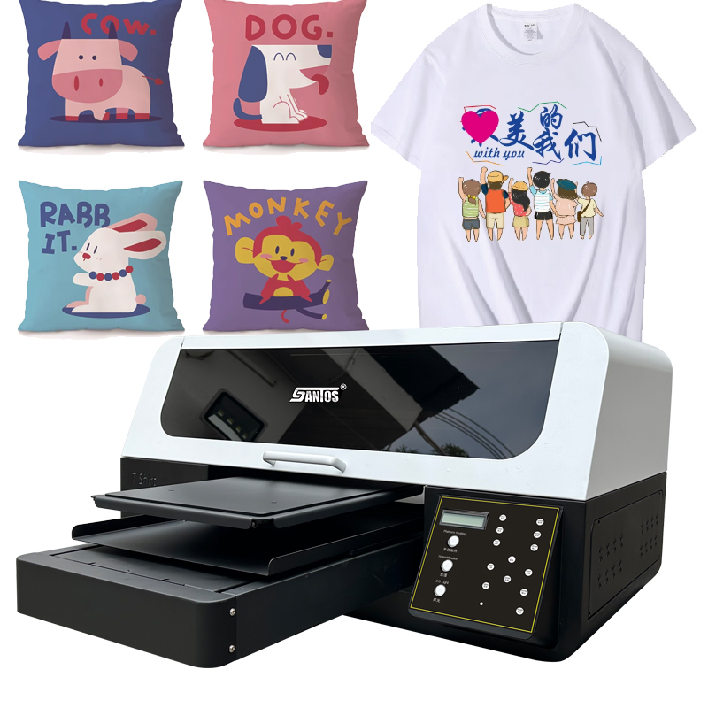 طابعة DTG للملابس A3 I3200 I16 - مراجعة Commercial Shirt Printing Machine وسعره